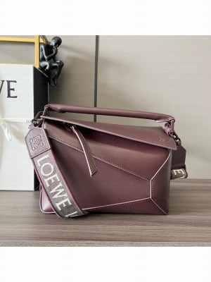 Loewe Puzzle Bag Leather 052239 wine