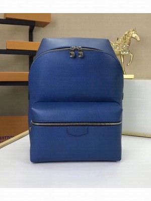 Louis Vuitton Men's Discovery Backpack PM M33450 Blue 2018