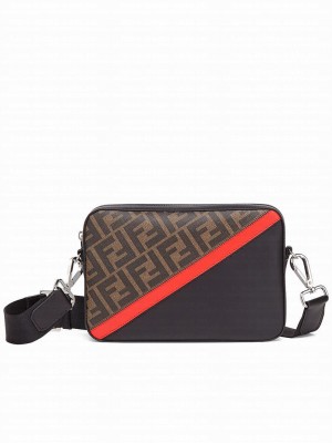 Fendi Camera Case Fabric Bag 7M0286 Red