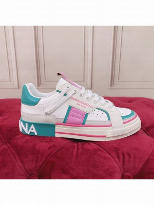 DOLCE & GABBANA UNISEX CALFSKIN 2.ZERO CUSTOM LOW-TOP SNEAKERS WITH CONTRASTING DETAILS 2022 COLLECTION 07