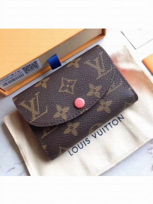 Louis Vuitton Monogram Canvas Envelop Rosalie Coin Purse M62361 Pink 