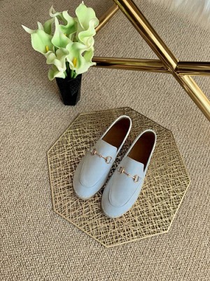 GUCCI LEATHER HORSEBIT ESPADRILLES WHITE 2021 Collection