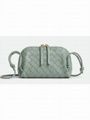 Bottega Veneta Intrecciato Concert Pouch 794258 New Sauge