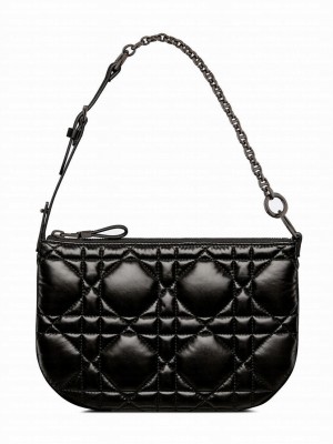 Christian Dior Mini Dior Caro Tulip Bag Black