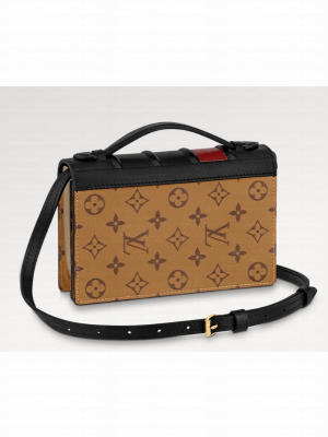 Louis Vuitton LV Book Chain Wallet M81830 black