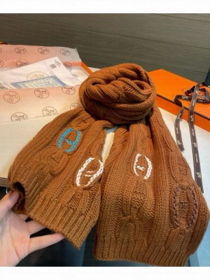 Hermes Equestrian Twisted Scarf
