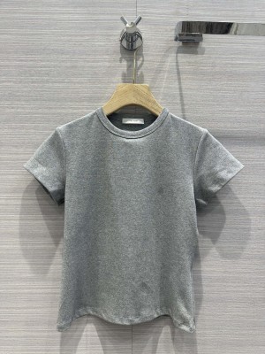 The Row Slim short T-shirt Grey