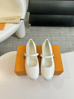Louis Vuitton Romy Flat Ballerina White