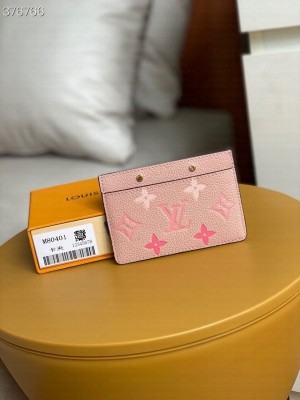 Louis Vuitton Mini Pochette Accessories 12cm Monogram Empreinte Leather Spring/Summer 2021 Collection M80401, Bouton de Rose Pink
