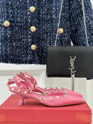 Valentino Rockstud Slingback Sandals 09
