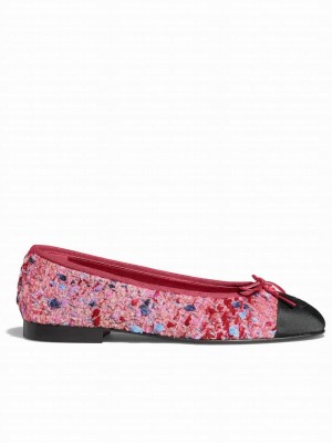 Chanel Women's Ballerinas G02819 Peachblow