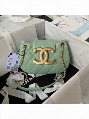 Chanel SMALL MESSENGER BAG AS4609 green