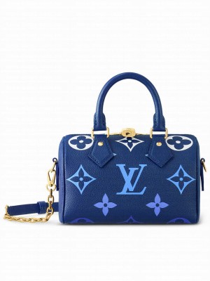 Louis Vuitton Speedy Bandouliere 20 M46517 Blue