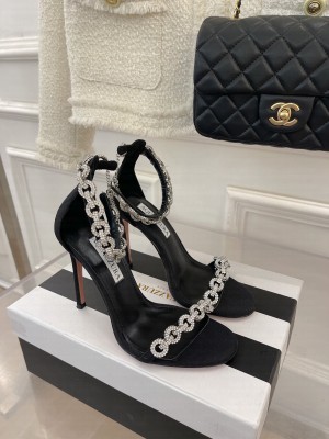 Aquazzuea 9cm Love Link Black Sandal 2022 Collection