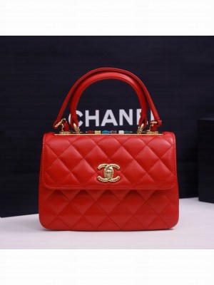 CHANEL mini Flap Bag With Top Handle 4654-6