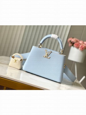 Louis Vuitton Capucines BB M24575 light blue