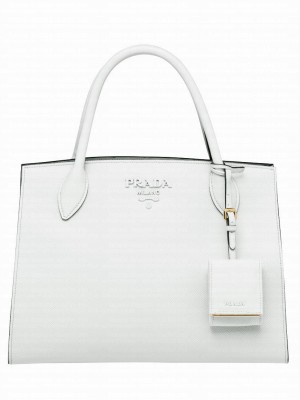 Prada Monochrome Bag 1BA155 White