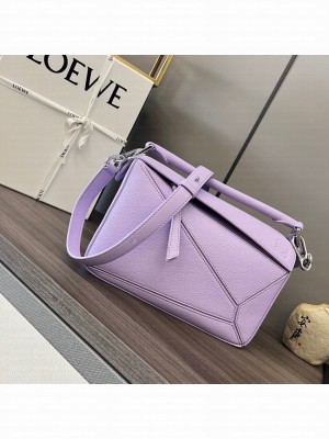 Loewe Puzzle Bag Leather 1209 purple