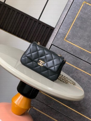 Chanel CLASSIC Original Lambskin 11.12 HANDBAG AS6563 black