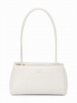 Prada Small Leather Bag Cream