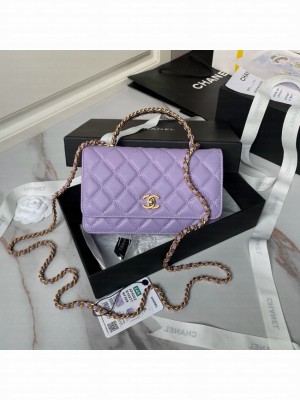 Chanel CLUTCH WITH CHAIN AP4062 Purple