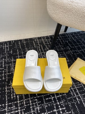 Fendi Signature Flat Slide Sandals 05