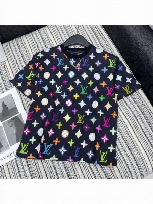 Louis Vuitton T-Shirt Black/Multicolor 2024 1219 