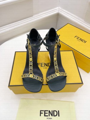 FENDI X VERSACE FIRST 85mm high-heeled sandals 2022 Collection