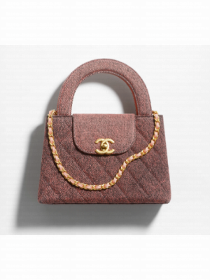 Chanel MINI SHOPPING BAG AS4416 Orange & Black