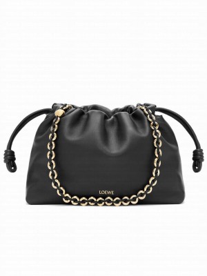 Loewe Flamenco Purse Bag In Mellow Nappa Lambskin Black