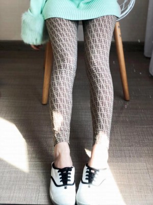 fendi ff pattern tights 2019