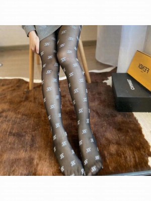 Fendi All-over FF Tights Black/White 07 2019 Collection