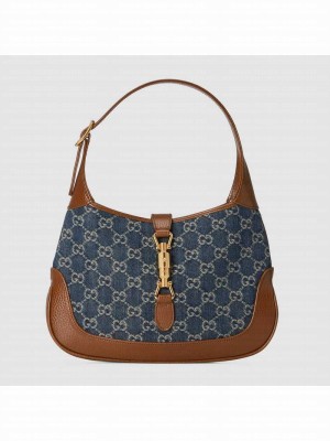 Gucci Jackie 1961 small shoulder bag 636706 Dark blue