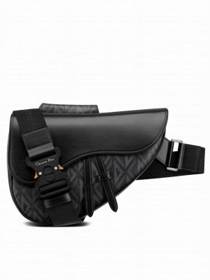 Christian Dior Saddle Bag Black