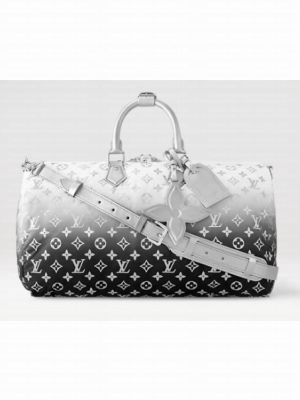 Louis Vuitton Keepall Bandouliere 45 M12067 Frost Gradient Silver