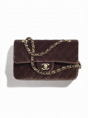 Chanel Mini Flap Bag AS1787S Dark Coffee