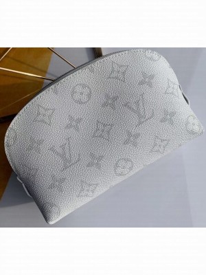 Louis Vuitton Cosmetic Pouch PM Bag Monogram White