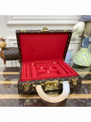 Louis Vuitton NICE JEWELRY CASE M20076 red