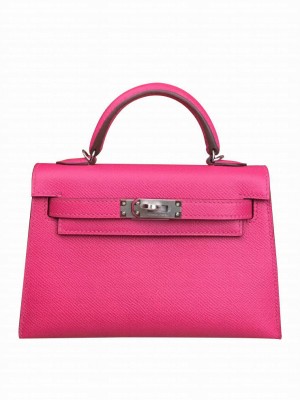 Hermes Kelly Bag 19 Epsom Leather Peachblow