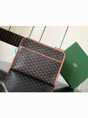 Goyard Jouvence GM Toiletry Bag Black & Tan