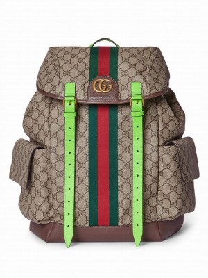 Gucci Ophidia Gg Medium Backpack 598140 Green
