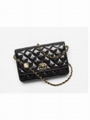 Chanel WALLET ON CHAIN AP4282 Black