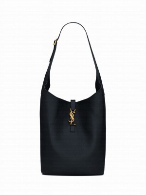 Saint Laurent Le 5 A 7 Bucket Bag 793088 Black