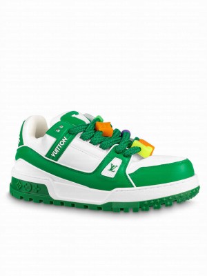 Louis Vuitton Unisex LV Trainer Maxi Sneaker Green