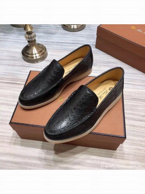Loro Piana Summer Walk Suede Calf Skin