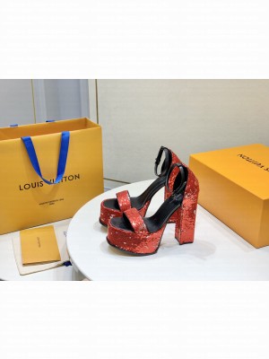 Louis Vuitton Fame Heel Platform 15cm Sandal 012