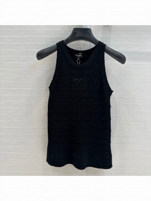 Chanel Knit Vest CH031108 Black 2025