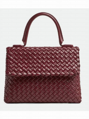 Bottega Veneta Patti Shoulder Bag 776783 Cherry