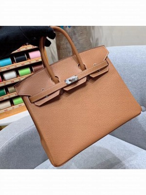 Hermes Birkin 25cm Bag in Original Epsom Leather Brown