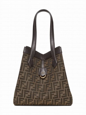 Fendi Origami Medium 8BH414 Dark Coffee